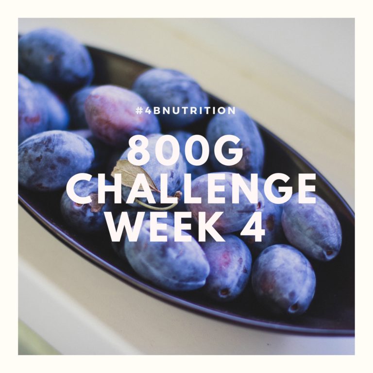 800g Challenge Week 4